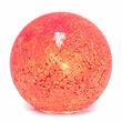 Simple Designs 1 Light Mosaic Stone Ball Table Lamp Red