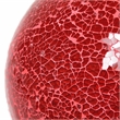 Simple Designs 1 Light Mosaic Stone Ball Table Lamp Red