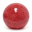 Simple Designs 1 Light Mosaic Stone Ball Table Lamp Red