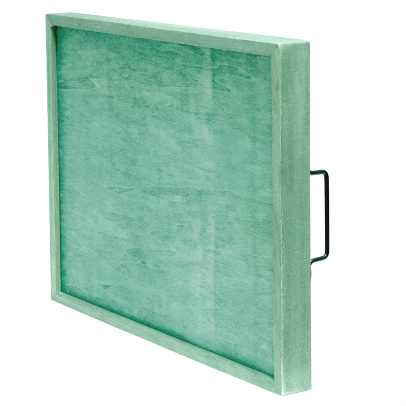 Decorative Wood Serving Tray w Handles 15.50in x 12in Happy St. Patrick's Day
