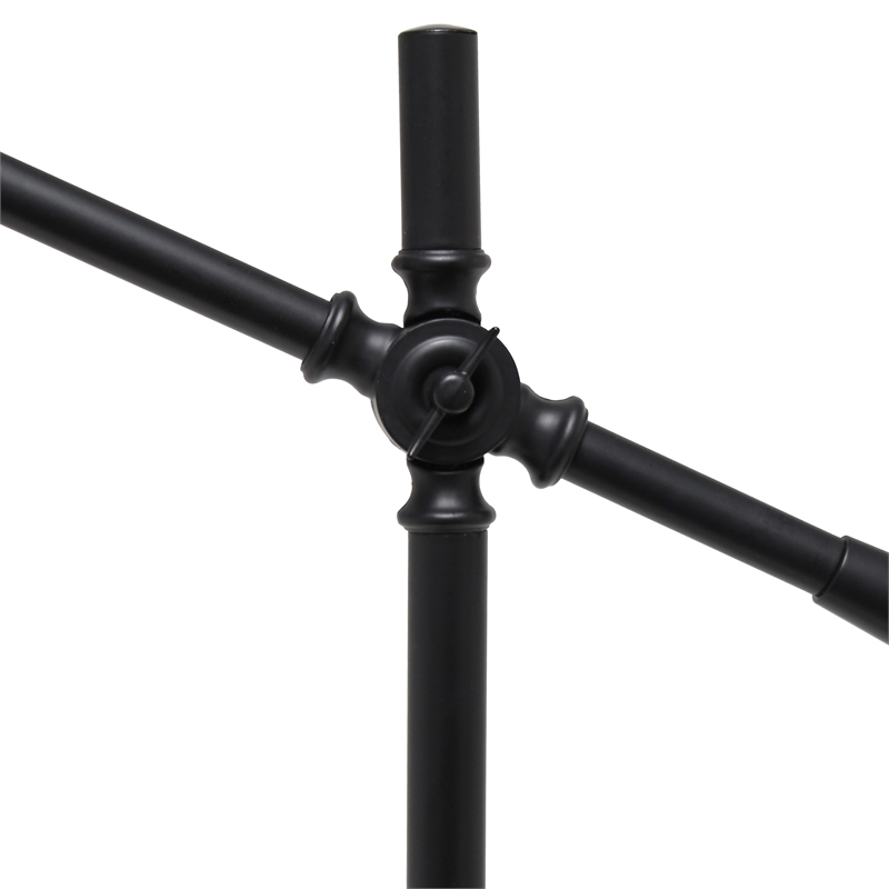 Vertically Adjustable Desk Lamp Black