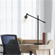 Vertically Adjustable Desk Lamp Black