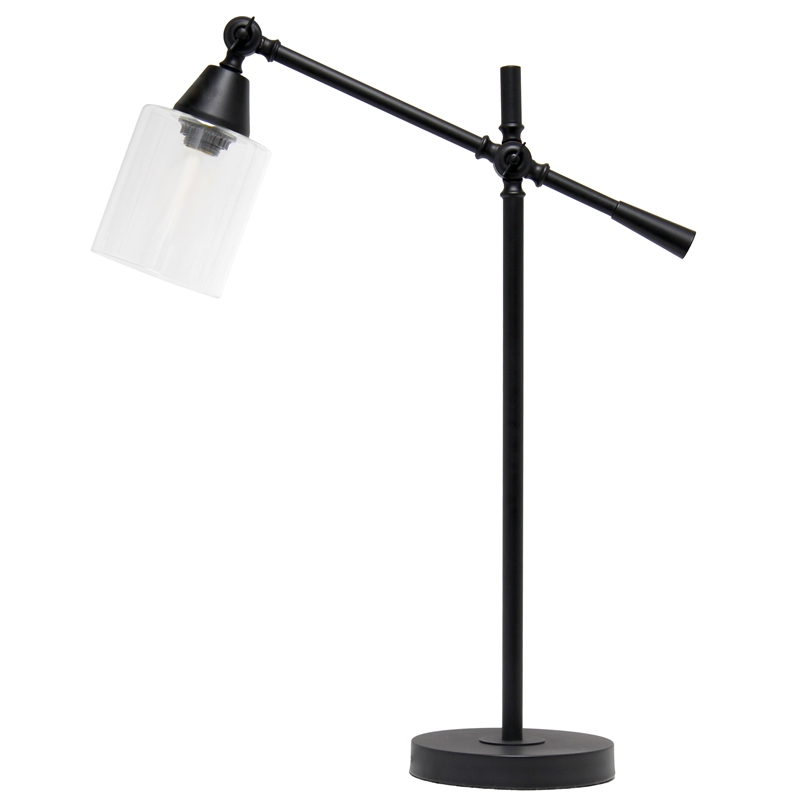 Vertically Adjustable Desk Lamp Black
