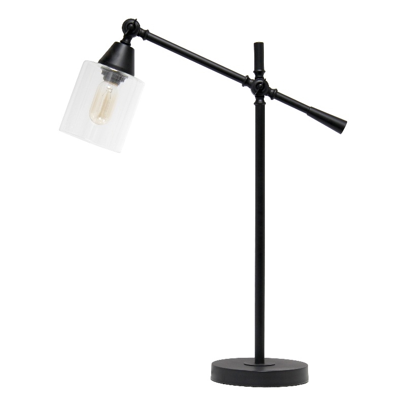 Vertically Adjustable Desk Lamp Black