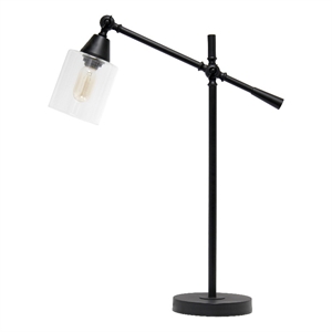 Vertically Adjustable Desk Lamp Black