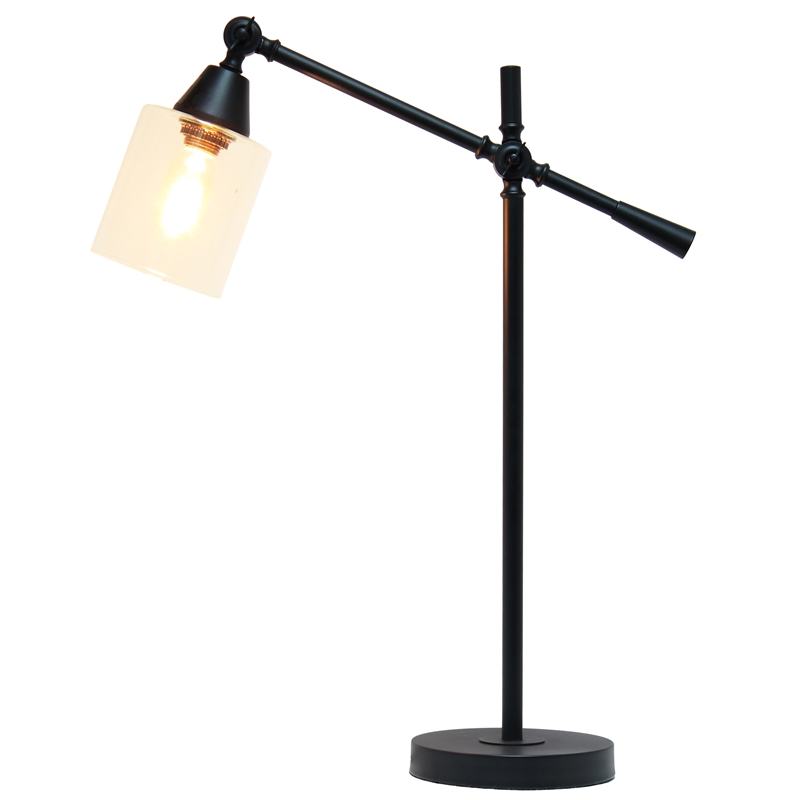 Vertically Adjustable Desk Lamp Black