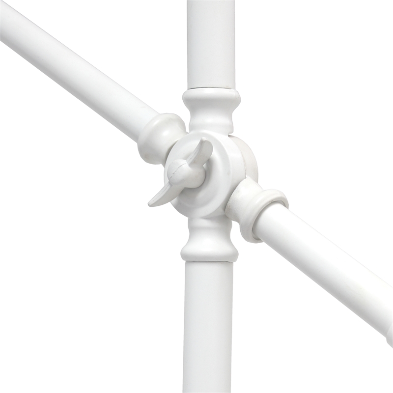 Vertically Adjustable Desk Lamp White