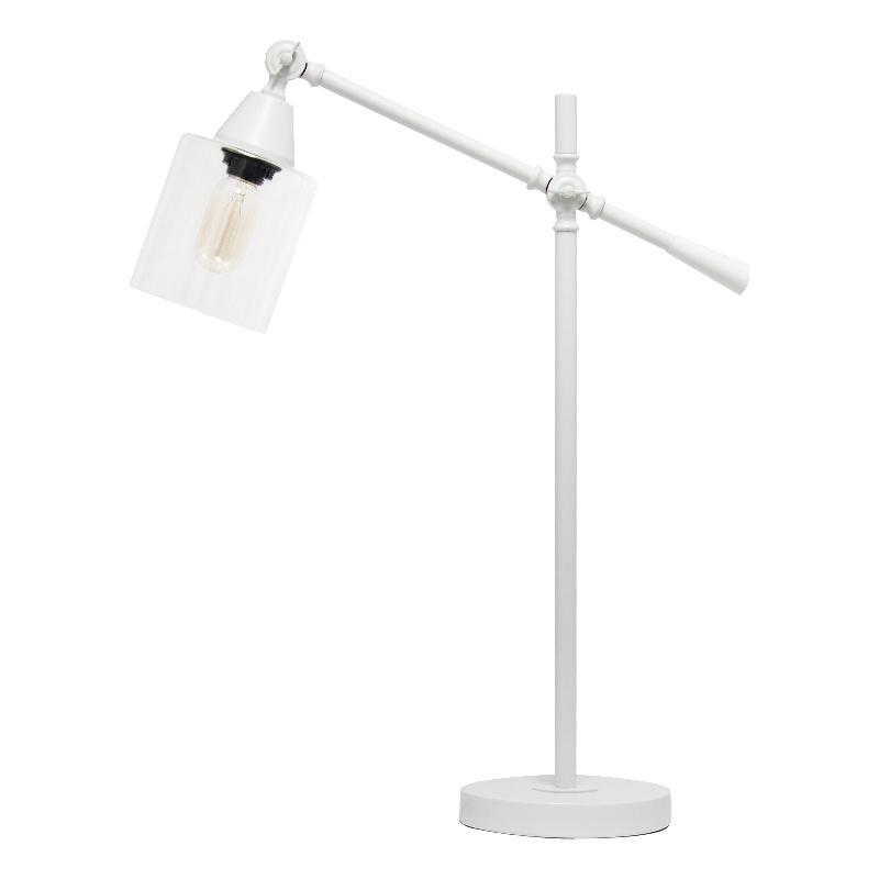 Vertically Adjustable Desk Lamp White