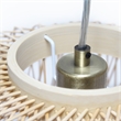 Circular Rattan Pendant
