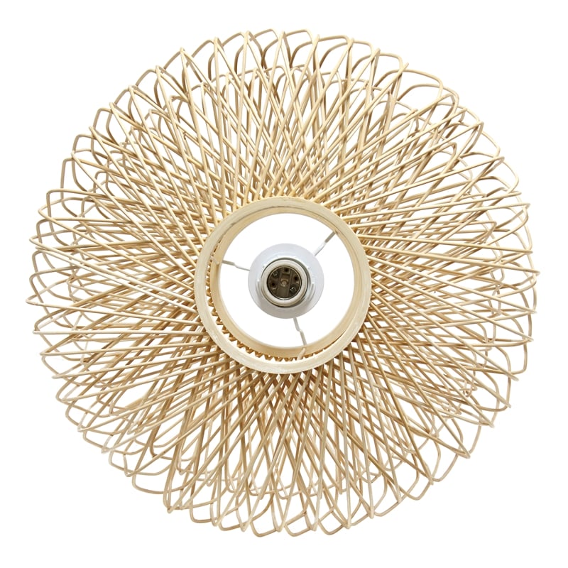 Circular Rattan Pendant