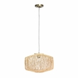 Circular Rattan Pendant