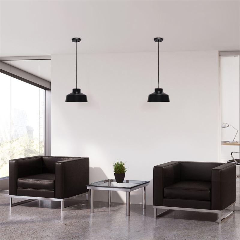 Industrial Barn Pendant Black