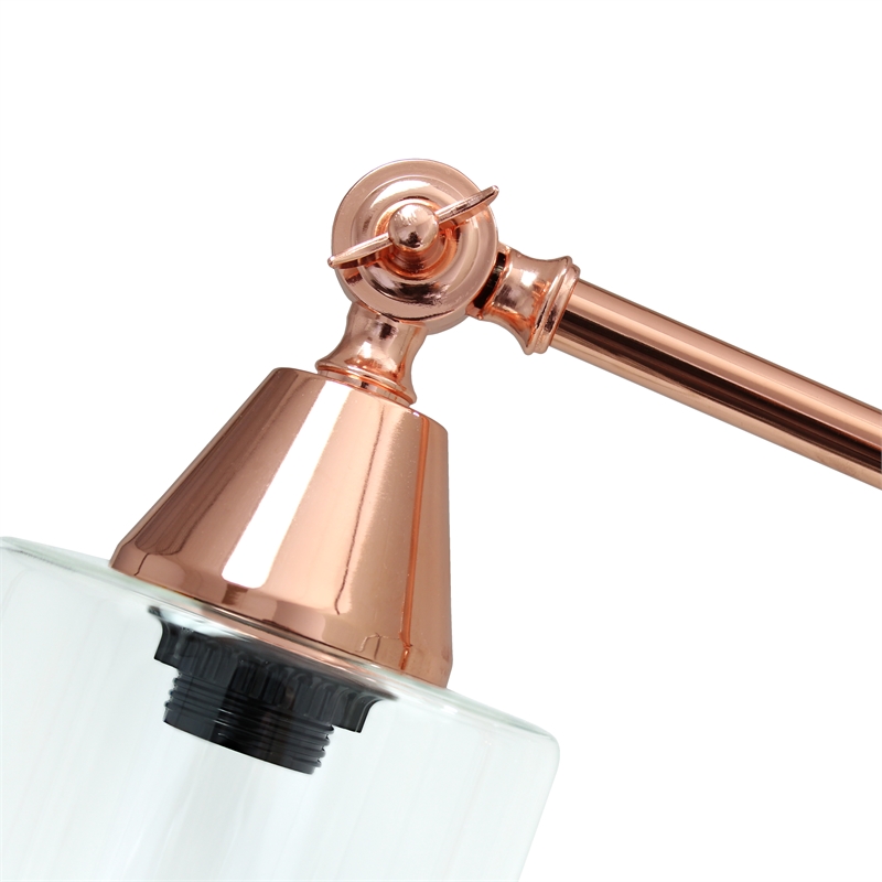 Vertically Adjustable Desk Lamp Rose Gold