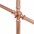 Vertically Adjustable Desk Lamp Rose Gold