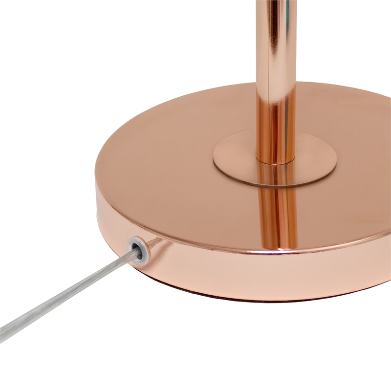 Vertically Adjustable Desk Lamp Rose Gold