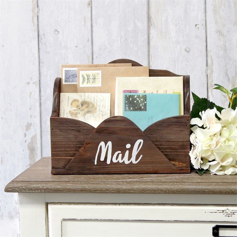 Elegant Designs Homewood Envelope Letter Holder with 