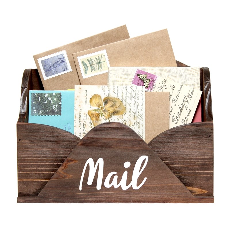 Elegant Designs Homewood Envelope Letter Holder with 
