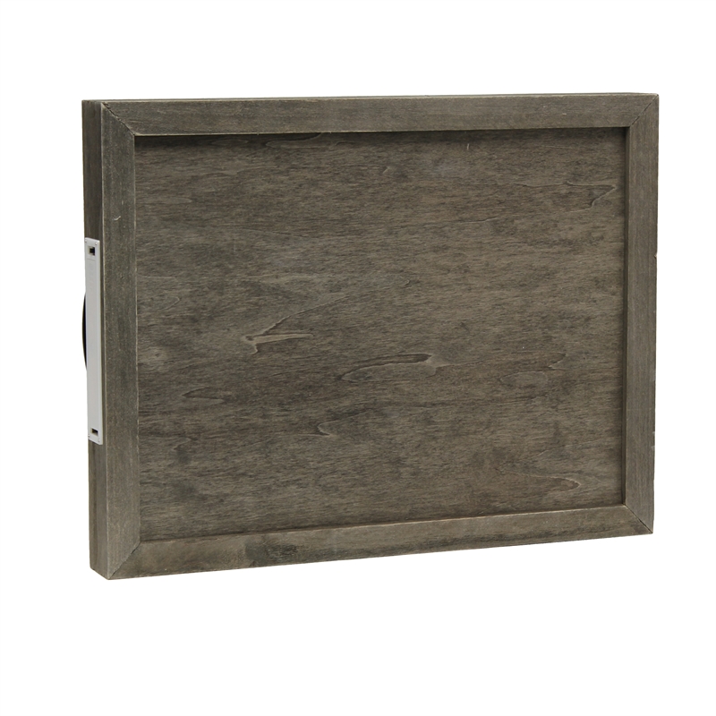 Elegant Designs Salento LED Wood Serving Tray 