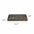 Elegant Designs Salento LED Wood Serving Tray 