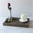 Elegant Designs Salento LED Wood Serving Tray 