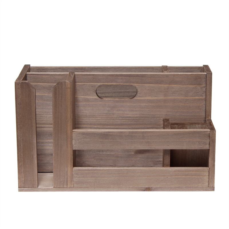 Elegant Designs Pantry Picks Wood Flatware and Utensils Organizer - Natural Wood