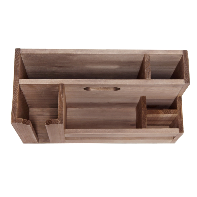 Elegant Designs Pantry Picks Wood Flatware and Utensils Organizer - Natural Wood