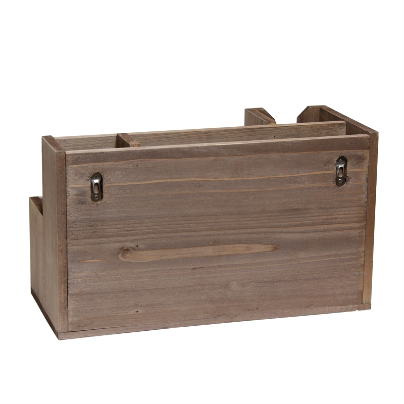 Elegant Designs Pantry Picks Wood Flatware and Utensils Organizer - Natural Wood