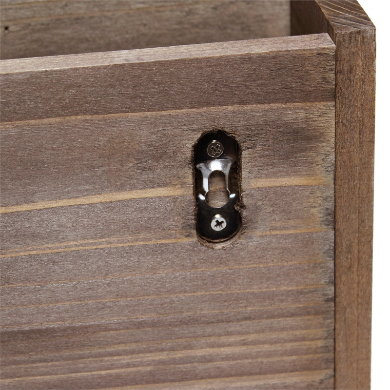Elegant Designs Pantry Picks Wood Flatware and Utensils Organizer - Natural Wood