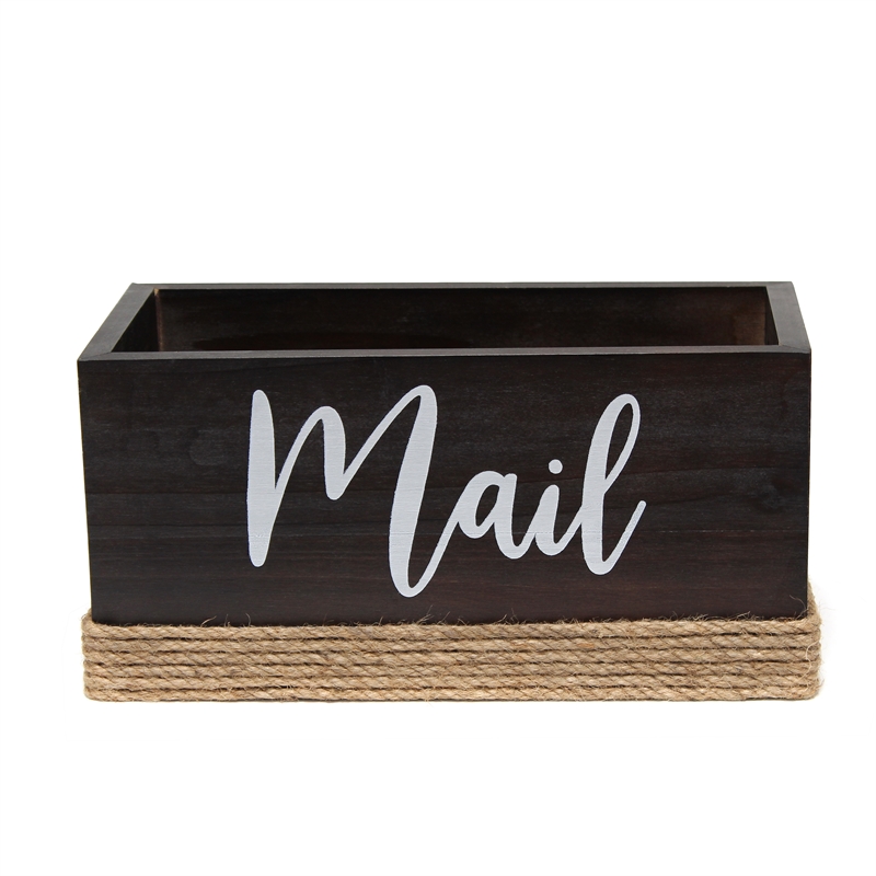 Elegant Designs Homewood Wood Mail Holder 