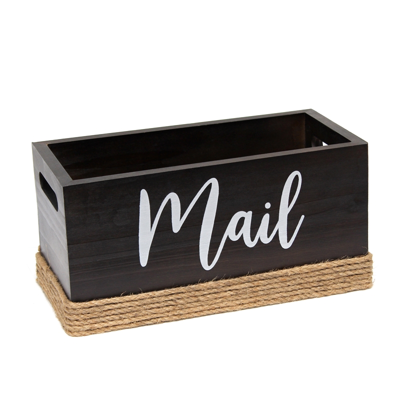 Elegant Designs Homewood Wood Mail Holder 