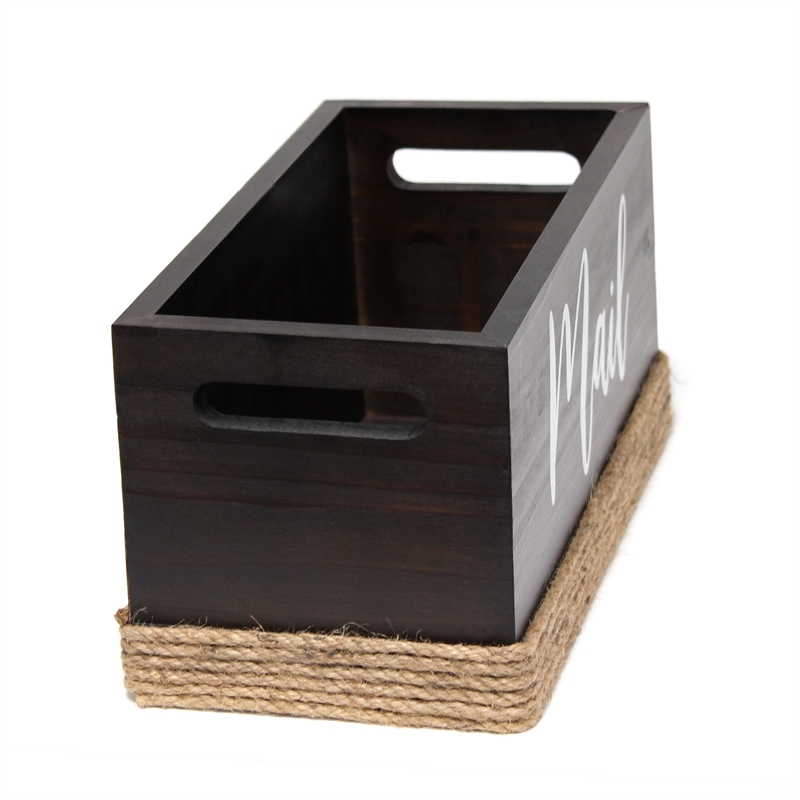 Elegant Designs Homewood Wood Mail Holder 