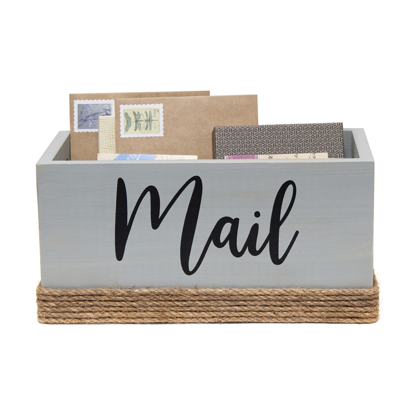 Elegant Designs Homewood Wood Mail Holder 