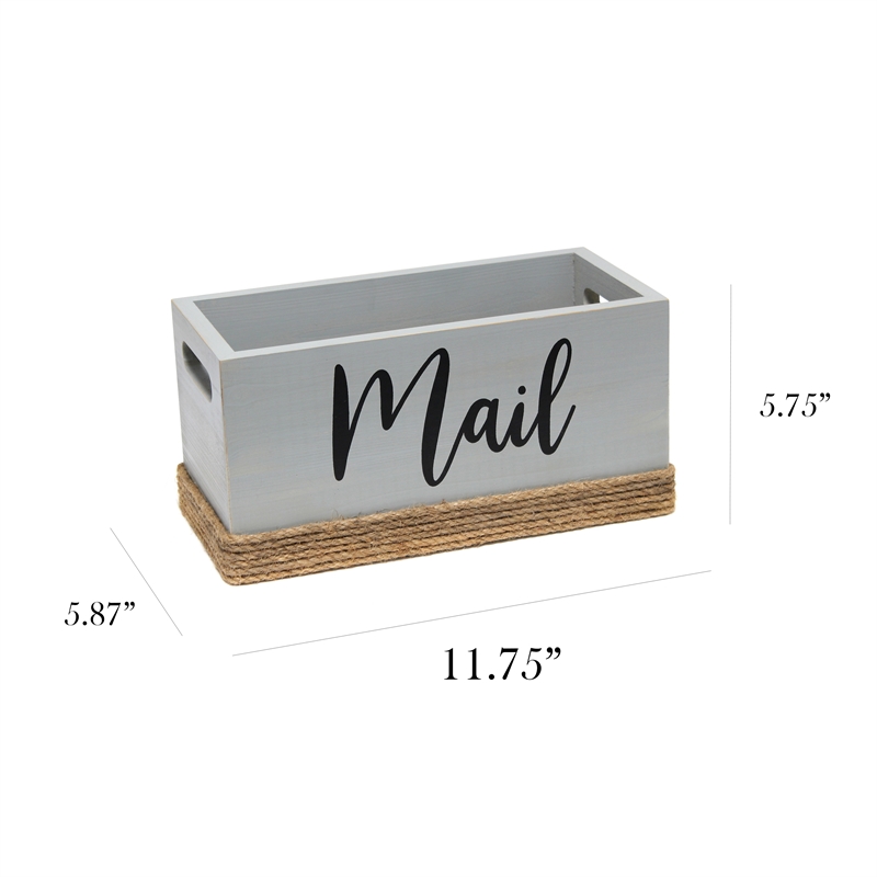 Elegant Designs Homewood Wood Mail Holder 