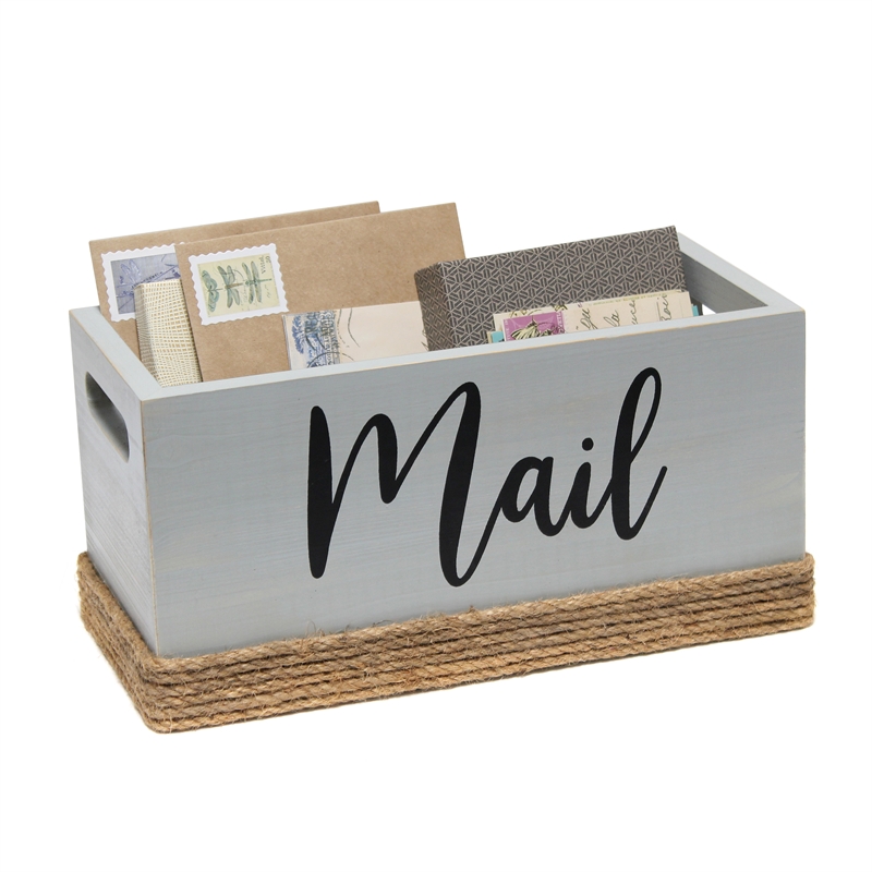Elegant Designs Homewood Wood Mail Holder 