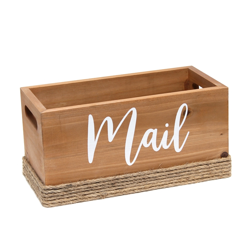 Elegant Designs Homewood Wood Mail Holder 