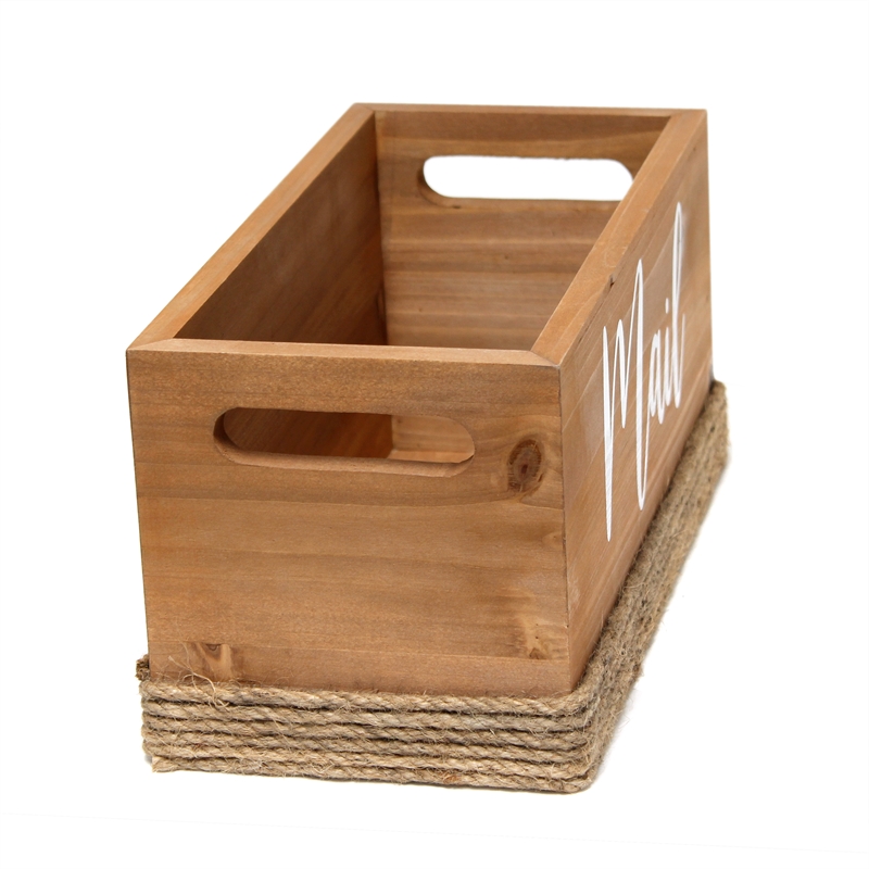 Elegant Designs Homewood Wood Mail Holder 