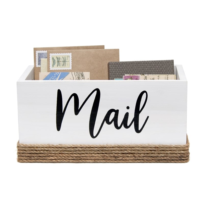 Elegant Designs Homewood Wood Mail Holder 