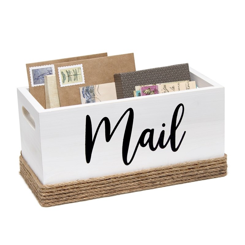 Elegant Designs Homewood Wood Mail Holder 