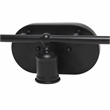 Elegant Designs 3 Light Edison Exposed Bulb Vanity Light Matte Black