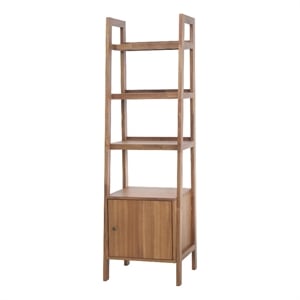 NPD Furniture Henley 21&quot Solid Wood Wall Bookcase in Newton Brown