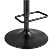 NPD Furniture Watson Faux Leather Gaslift Swivel Bar Stool in Umber Brown