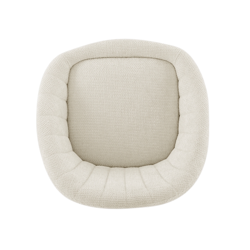 NPD Furniture Watson Fabric Counter Stool in Haga Ivory (Set of 2)