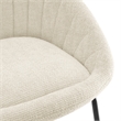 NPD Furniture Watson Fabric Counter Stool in Haga Ivory (Set of 2)