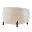 NPD Furniture Cordelia Fabric Accent Arm Chair in Palladian Beige
