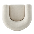 NPD Furniture Cordelia Fabric Accent Arm Chair in Palladian Beige