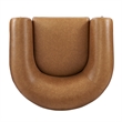 NPD Furniture Cordelia Faux Leather Accent Arm Chair in Vintage Cider