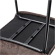 NPD Furniture Jayden Faux Leather Counter Stool in Coffee Brown (Set of 2)