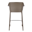NPD Furniture Callie Recycled Leather Counter Stool in Light Mocha