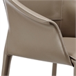 NPD Furniture Callie Recycled Leather Counter Stool in Light Mocha