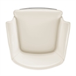 NPD Furniture Callie Recycled Leather Counter Stool in Vanilla